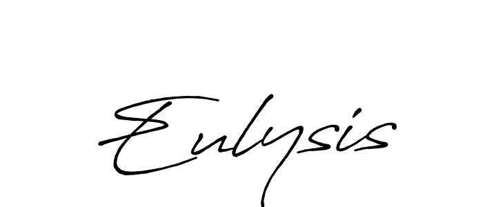 Eulysis stylish signature style. Best Handwritten Sign (Antro_Vectra_Bolder) for my name. Handwritten Signature Collection Ideas for my name Eulysis. Eulysis signature style 7 images and pictures png