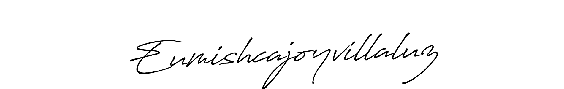 Eumishcajoyvillaluz stylish signature style. Best Handwritten Sign (Antro_Vectra_Bolder) for my name. Handwritten Signature Collection Ideas for my name Eumishcajoyvillaluz. Eumishcajoyvillaluz signature style 7 images and pictures png