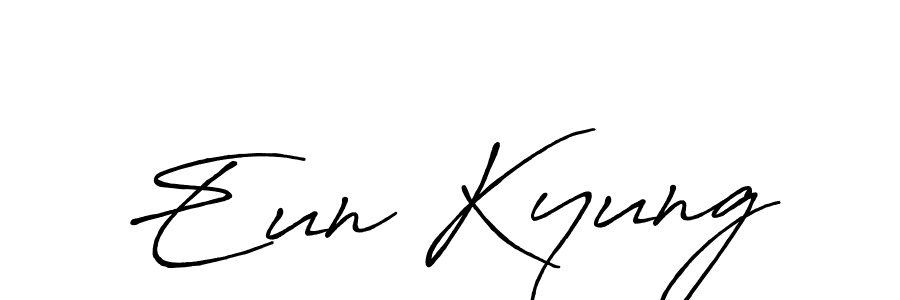 Make a beautiful signature design for name Eun Kyung. With this signature (Antro_Vectra_Bolder) style, you can create a handwritten signature for free. Eun Kyung signature style 7 images and pictures png