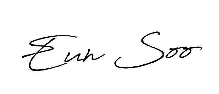 The best way (Antro_Vectra_Bolder) to make a short signature is to pick only two or three words in your name. The name Eun Soo include a total of six letters. For converting this name. Eun Soo signature style 7 images and pictures png