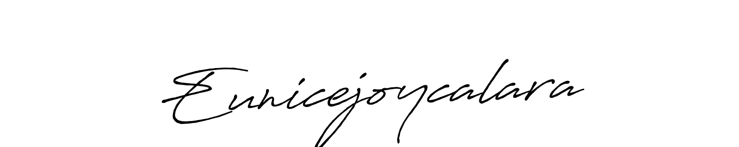Similarly Antro_Vectra_Bolder is the best handwritten signature design. Signature creator online .You can use it as an online autograph creator for name Eunicejoycalara. Eunicejoycalara signature style 7 images and pictures png