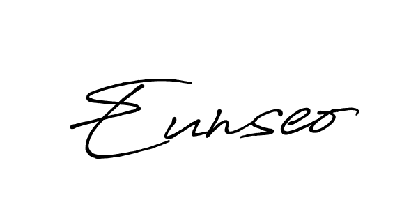 How to make Eunseo signature? Antro_Vectra_Bolder is a professional autograph style. Create handwritten signature for Eunseo name. Eunseo signature style 7 images and pictures png