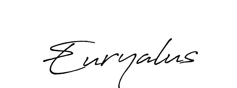 How to make Euryalus signature? Antro_Vectra_Bolder is a professional autograph style. Create handwritten signature for Euryalus name. Euryalus signature style 7 images and pictures png