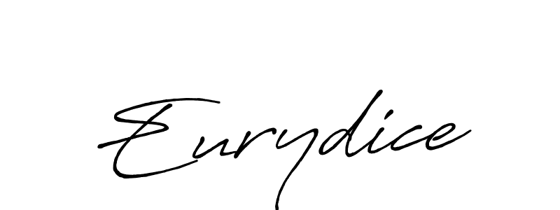 Make a beautiful signature design for name Eurydice. With this signature (Antro_Vectra_Bolder) style, you can create a handwritten signature for free. Eurydice signature style 7 images and pictures png