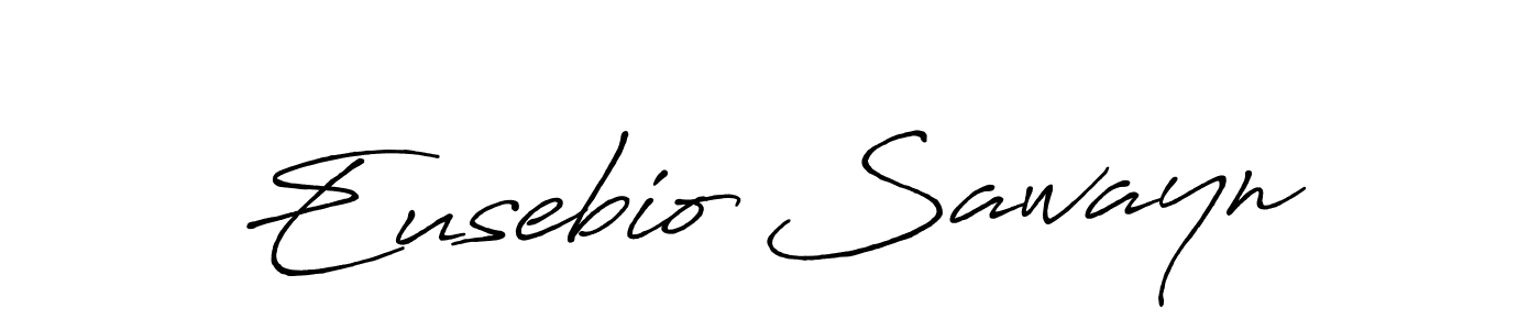 It looks lik you need a new signature style for name Eusebio Sawayn. Design unique handwritten (Antro_Vectra_Bolder) signature with our free signature maker in just a few clicks. Eusebio Sawayn signature style 7 images and pictures png