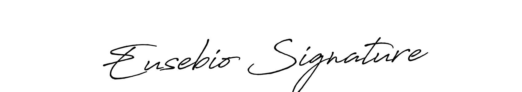 Create a beautiful signature design for name Eusebio Signature. With this signature (Antro_Vectra_Bolder) fonts, you can make a handwritten signature for free. Eusebio Signature signature style 7 images and pictures png