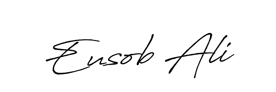 How to Draw Eusob Ali signature style? Antro_Vectra_Bolder is a latest design signature styles for name Eusob Ali. Eusob Ali signature style 7 images and pictures png