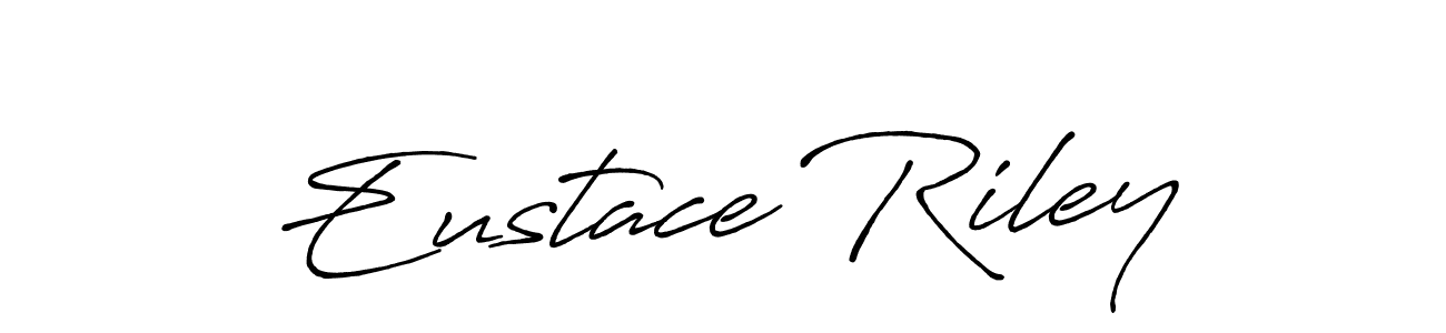 Eustace Riley stylish signature style. Best Handwritten Sign (Antro_Vectra_Bolder) for my name. Handwritten Signature Collection Ideas for my name Eustace Riley. Eustace Riley signature style 7 images and pictures png