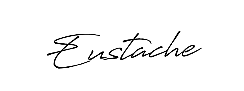 Create a beautiful signature design for name Eustache. With this signature (Antro_Vectra_Bolder) fonts, you can make a handwritten signature for free. Eustache signature style 7 images and pictures png
