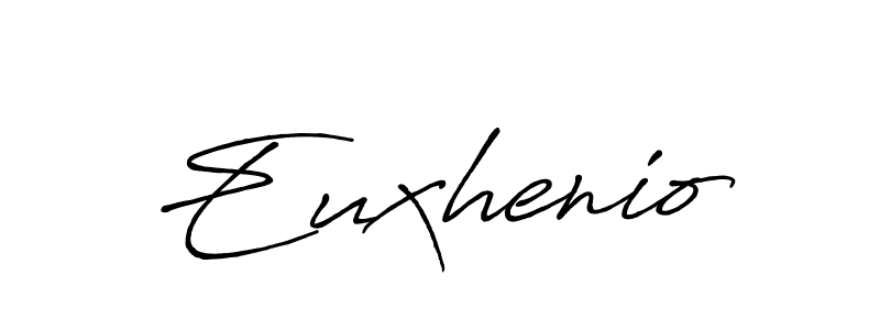 Euxhenio stylish signature style. Best Handwritten Sign (Antro_Vectra_Bolder) for my name. Handwritten Signature Collection Ideas for my name Euxhenio. Euxhenio signature style 7 images and pictures png