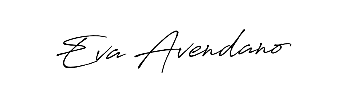 How to make Eva Avendano name signature. Use Antro_Vectra_Bolder style for creating short signs online. This is the latest handwritten sign. Eva Avendano signature style 7 images and pictures png