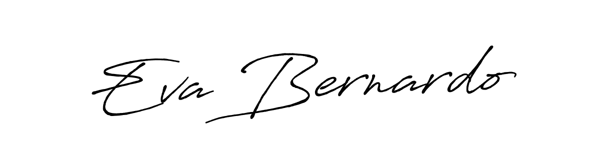 How to make Eva Bernardo name signature. Use Antro_Vectra_Bolder style for creating short signs online. This is the latest handwritten sign. Eva Bernardo signature style 7 images and pictures png