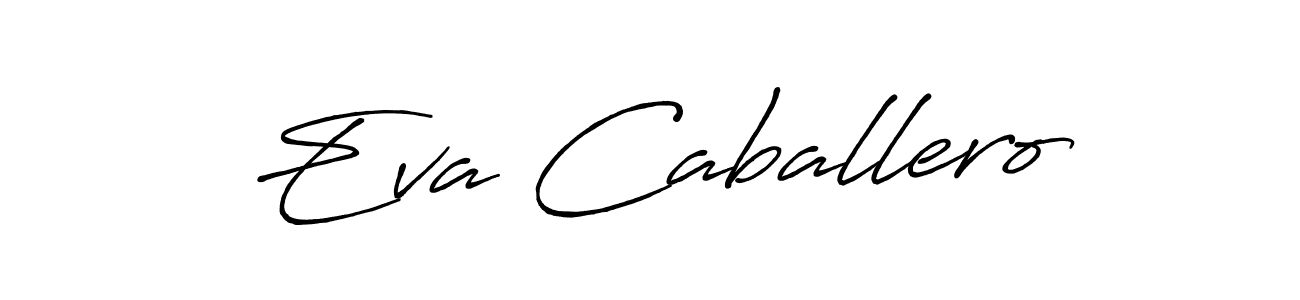 It looks lik you need a new signature style for name Eva Caballero. Design unique handwritten (Antro_Vectra_Bolder) signature with our free signature maker in just a few clicks. Eva Caballero signature style 7 images and pictures png