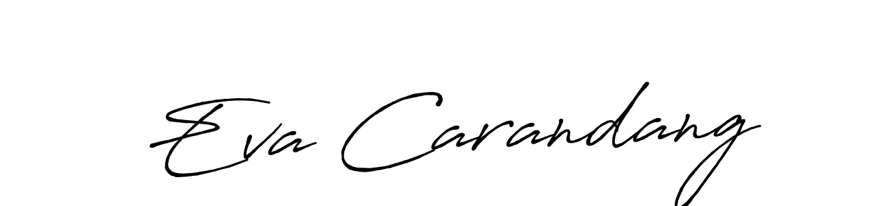 Make a short Eva Carandang signature style. Manage your documents anywhere anytime using Antro_Vectra_Bolder. Create and add eSignatures, submit forms, share and send files easily. Eva Carandang signature style 7 images and pictures png
