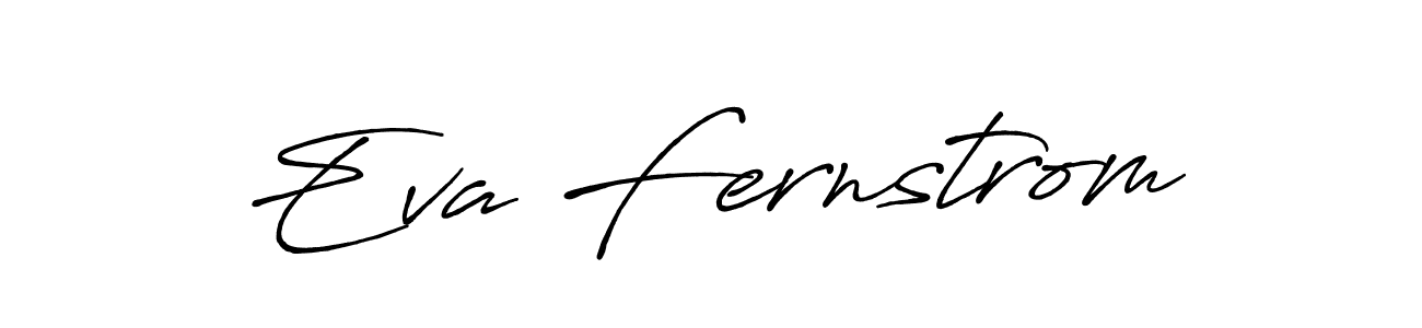 Make a beautiful signature design for name Eva Fernstrom. With this signature (Antro_Vectra_Bolder) style, you can create a handwritten signature for free. Eva Fernstrom signature style 7 images and pictures png