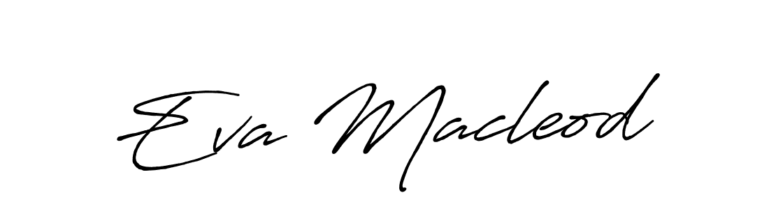 Use a signature maker to create a handwritten signature online. With this signature software, you can design (Antro_Vectra_Bolder) your own signature for name Eva Macleod. Eva Macleod signature style 7 images and pictures png