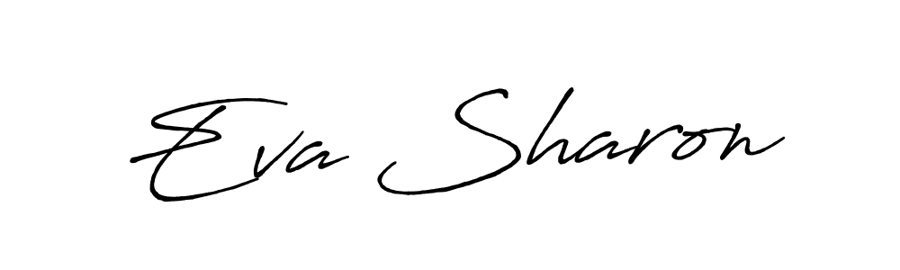 Similarly Antro_Vectra_Bolder is the best handwritten signature design. Signature creator online .You can use it as an online autograph creator for name Eva Sharon. Eva Sharon signature style 7 images and pictures png