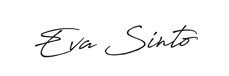 Best and Professional Signature Style for Eva Sinto. Antro_Vectra_Bolder Best Signature Style Collection. Eva Sinto signature style 7 images and pictures png