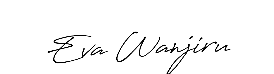 It looks lik you need a new signature style for name Eva Wanjiru. Design unique handwritten (Antro_Vectra_Bolder) signature with our free signature maker in just a few clicks. Eva Wanjiru signature style 7 images and pictures png