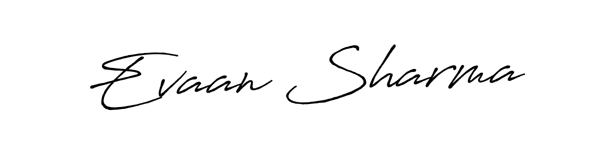 Here are the top 10 professional signature styles for the name Evaan Sharma. These are the best autograph styles you can use for your name. Evaan Sharma signature style 7 images and pictures png