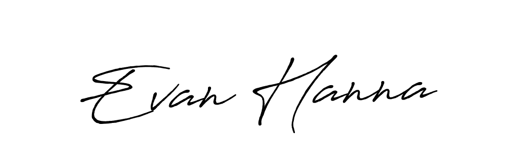 Also we have Evan Hanna name is the best signature style. Create professional handwritten signature collection using Antro_Vectra_Bolder autograph style. Evan Hanna signature style 7 images and pictures png