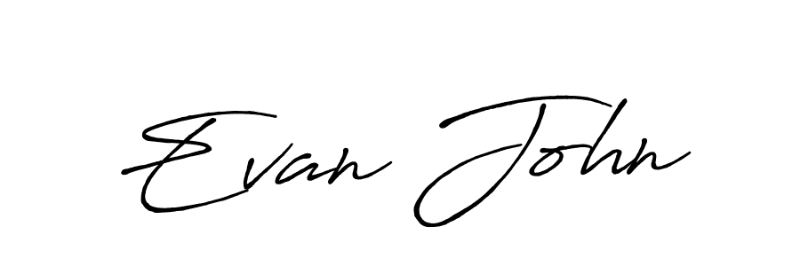 It looks lik you need a new signature style for name Evan John. Design unique handwritten (Antro_Vectra_Bolder) signature with our free signature maker in just a few clicks. Evan John signature style 7 images and pictures png