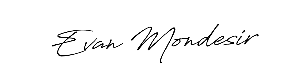 It looks lik you need a new signature style for name Evan Mondesir. Design unique handwritten (Antro_Vectra_Bolder) signature with our free signature maker in just a few clicks. Evan Mondesir signature style 7 images and pictures png