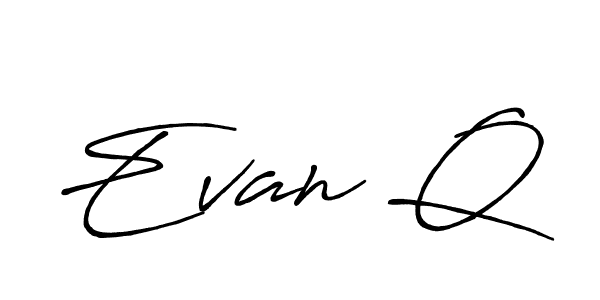 How to Draw Evan Q signature style? Antro_Vectra_Bolder is a latest design signature styles for name Evan Q. Evan Q signature style 7 images and pictures png