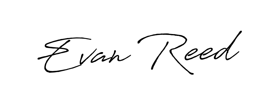 Evan Reed stylish signature style. Best Handwritten Sign (Antro_Vectra_Bolder) for my name. Handwritten Signature Collection Ideas for my name Evan Reed. Evan Reed signature style 7 images and pictures png