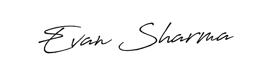 Here are the top 10 professional signature styles for the name Evan Sharma. These are the best autograph styles you can use for your name. Evan Sharma signature style 7 images and pictures png