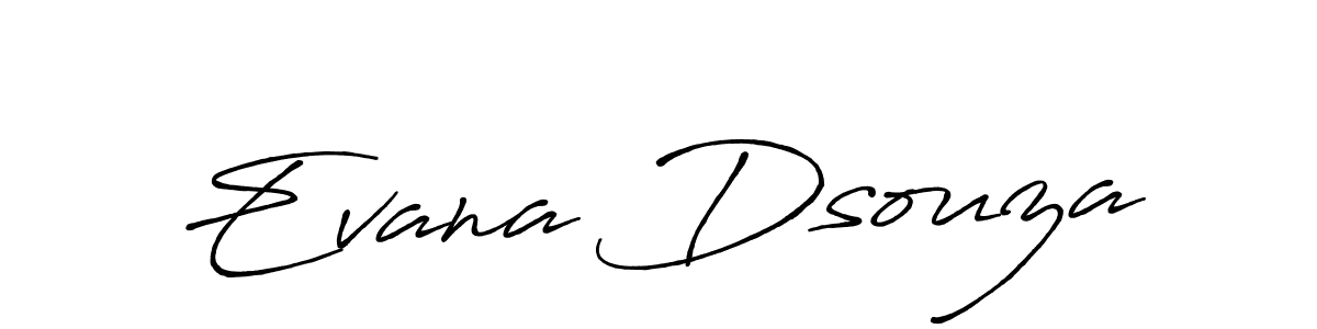 Antro_Vectra_Bolder is a professional signature style that is perfect for those who want to add a touch of class to their signature. It is also a great choice for those who want to make their signature more unique. Get Evana Dsouza name to fancy signature for free. Evana Dsouza signature style 7 images and pictures png