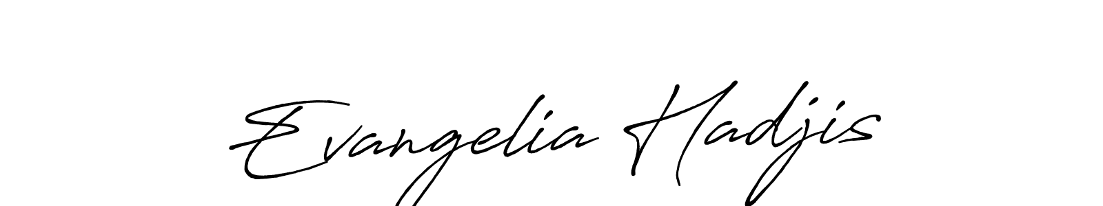 You should practise on your own different ways (Antro_Vectra_Bolder) to write your name (Evangelia Hadjis) in signature. don't let someone else do it for you. Evangelia Hadjis signature style 7 images and pictures png