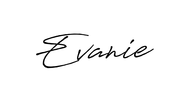 You should practise on your own different ways (Antro_Vectra_Bolder) to write your name (Evanie) in signature. don't let someone else do it for you. Evanie signature style 7 images and pictures png