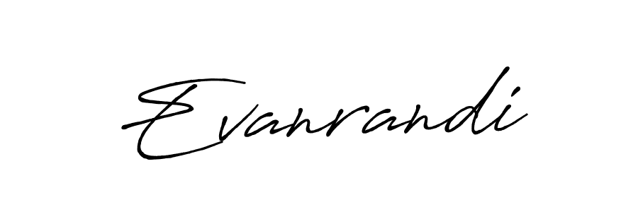 Make a beautiful signature design for name Evanrandi. Use this online signature maker to create a handwritten signature for free. Evanrandi signature style 7 images and pictures png