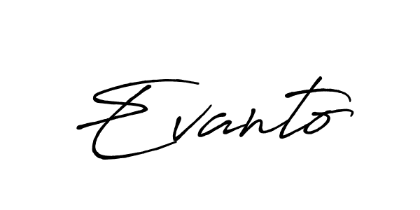 You should practise on your own different ways (Antro_Vectra_Bolder) to write your name (Evanto) in signature. don't let someone else do it for you. Evanto signature style 7 images and pictures png