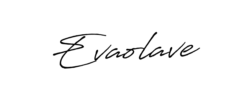 How to make Evaolave signature? Antro_Vectra_Bolder is a professional autograph style. Create handwritten signature for Evaolave name. Evaolave signature style 7 images and pictures png