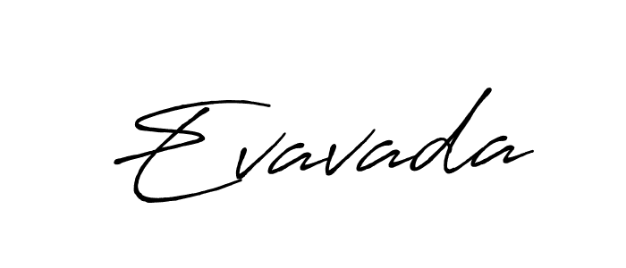 if you are searching for the best signature style for your name Evavada. so please give up your signature search. here we have designed multiple signature styles  using Antro_Vectra_Bolder. Evavada signature style 7 images and pictures png