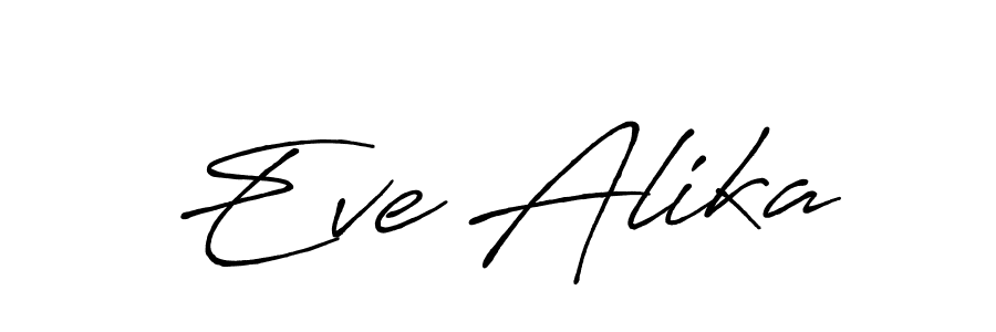 Also You can easily find your signature by using the search form. We will create Eve Alika name handwritten signature images for you free of cost using Antro_Vectra_Bolder sign style. Eve Alika signature style 7 images and pictures png