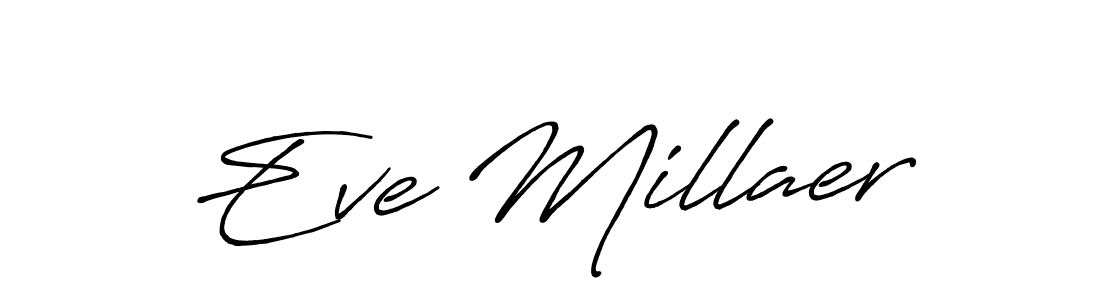 Make a beautiful signature design for name Eve Millaer. With this signature (Antro_Vectra_Bolder) style, you can create a handwritten signature for free. Eve Millaer signature style 7 images and pictures png