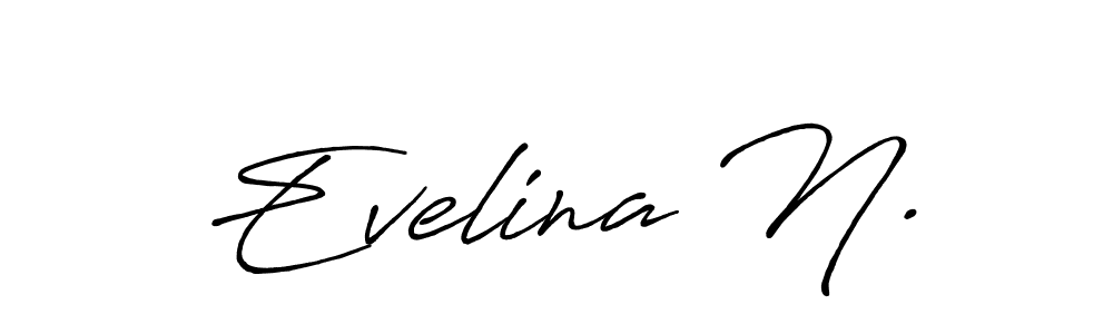 This is the best signature style for the Evelina N. name. Also you like these signature font (Antro_Vectra_Bolder). Mix name signature. Evelina N. signature style 7 images and pictures png