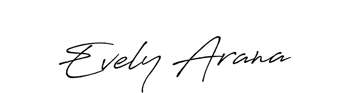 Also we have Evely Arana name is the best signature style. Create professional handwritten signature collection using Antro_Vectra_Bolder autograph style. Evely Arana signature style 7 images and pictures png