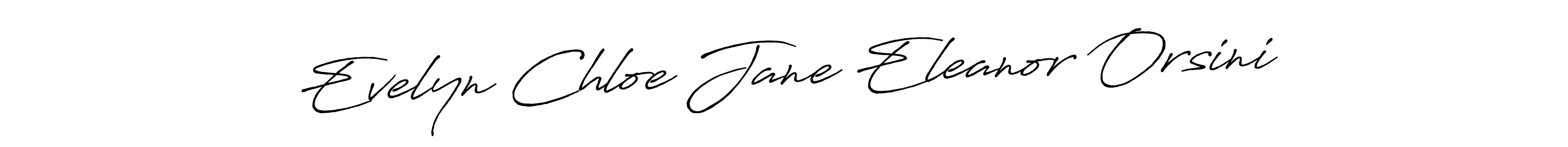 if you are searching for the best signature style for your name Evelyn Chloe Jane Eleanor Orsini. so please give up your signature search. here we have designed multiple signature styles  using Antro_Vectra_Bolder. Evelyn Chloe Jane Eleanor Orsini signature style 7 images and pictures png