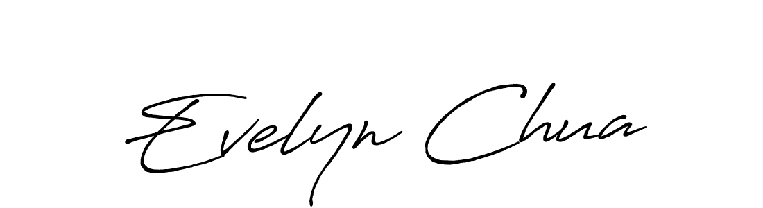 Antro_Vectra_Bolder is a professional signature style that is perfect for those who want to add a touch of class to their signature. It is also a great choice for those who want to make their signature more unique. Get Evelyn Chua name to fancy signature for free. Evelyn Chua signature style 7 images and pictures png