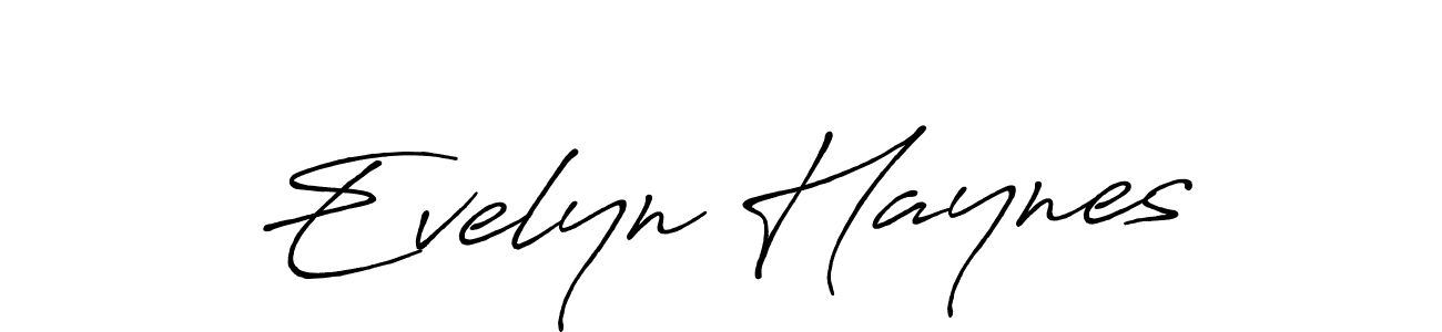 How to make Evelyn Haynes name signature. Use Antro_Vectra_Bolder style for creating short signs online. This is the latest handwritten sign. Evelyn Haynes signature style 7 images and pictures png