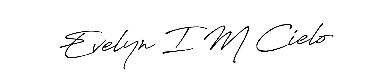 How to Draw Evelyn I M Cielo signature style? Antro_Vectra_Bolder is a latest design signature styles for name Evelyn I M Cielo. Evelyn I M Cielo signature style 7 images and pictures png