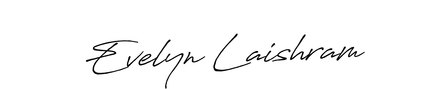 It looks lik you need a new signature style for name Evelyn Laishram. Design unique handwritten (Antro_Vectra_Bolder) signature with our free signature maker in just a few clicks. Evelyn Laishram signature style 7 images and pictures png