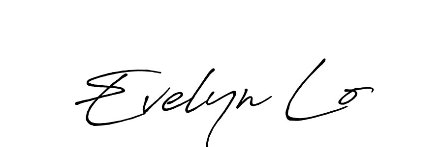 Once you've used our free online signature maker to create your best signature Antro_Vectra_Bolder style, it's time to enjoy all of the benefits that Evelyn Lo name signing documents. Evelyn Lo signature style 7 images and pictures png