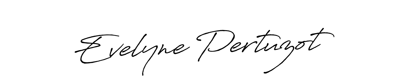 Evelyne Pertuzot stylish signature style. Best Handwritten Sign (Antro_Vectra_Bolder) for my name. Handwritten Signature Collection Ideas for my name Evelyne Pertuzot. Evelyne Pertuzot signature style 7 images and pictures png