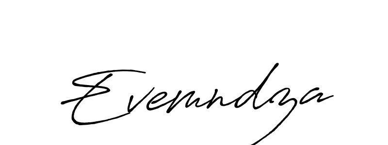 Evemndza stylish signature style. Best Handwritten Sign (Antro_Vectra_Bolder) for my name. Handwritten Signature Collection Ideas for my name Evemndza. Evemndza signature style 7 images and pictures png