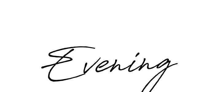 The best way (Antro_Vectra_Bolder) to make a short signature is to pick only two or three words in your name. The name Evening include a total of six letters. For converting this name. Evening signature style 7 images and pictures png